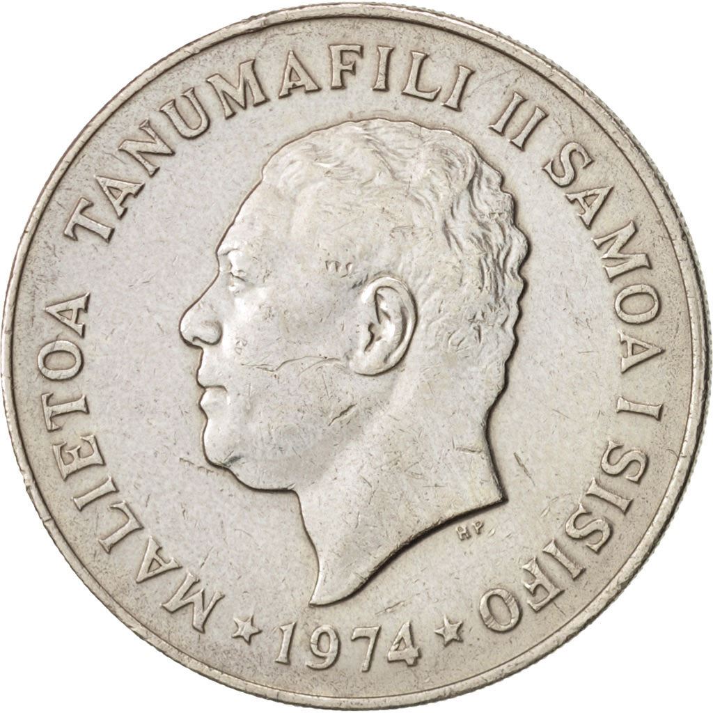 Samoa | 20 Sene Coin | Malietoa Tanumafili II | Bread Fruit | Km:16 | 1974 - 2000