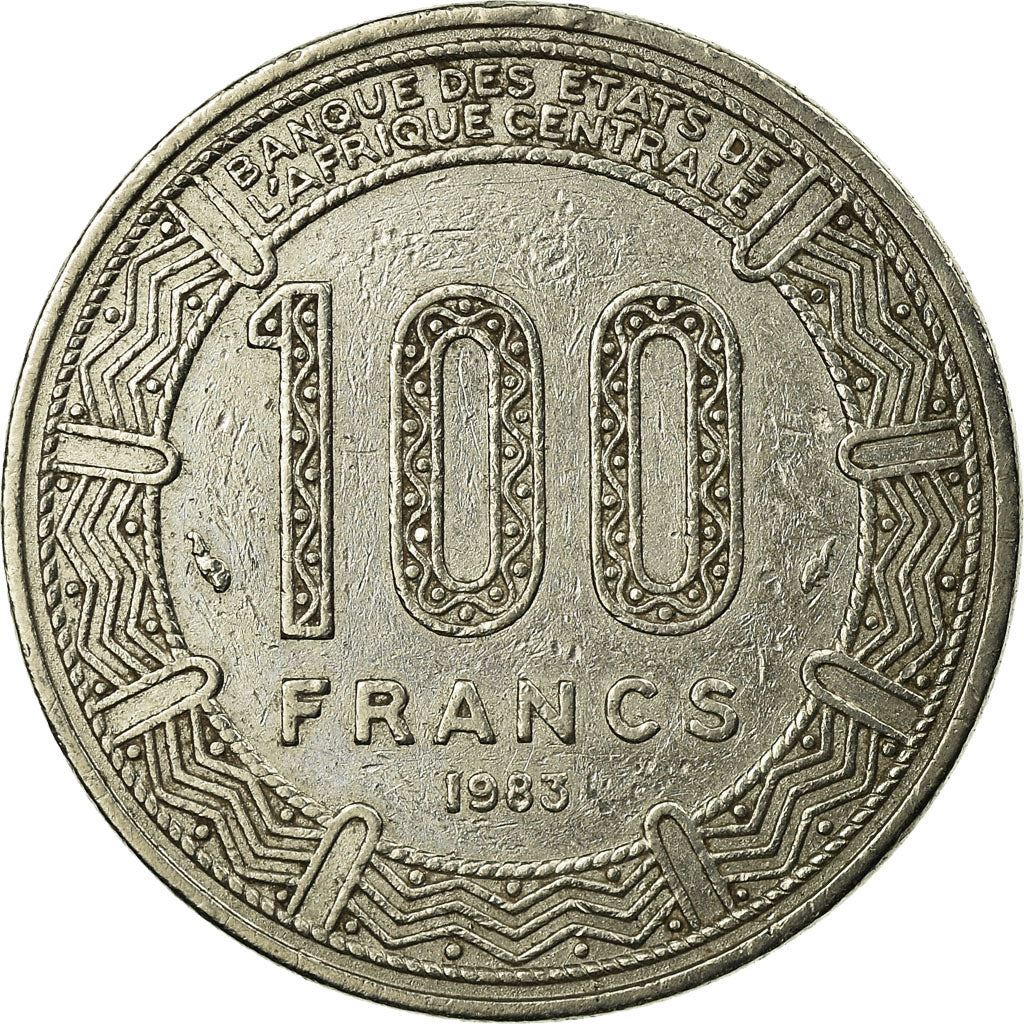 Republic of The Congo | 100 Francs Cfa Coin | Giant Elands | Km:2 | 1975 - 1990