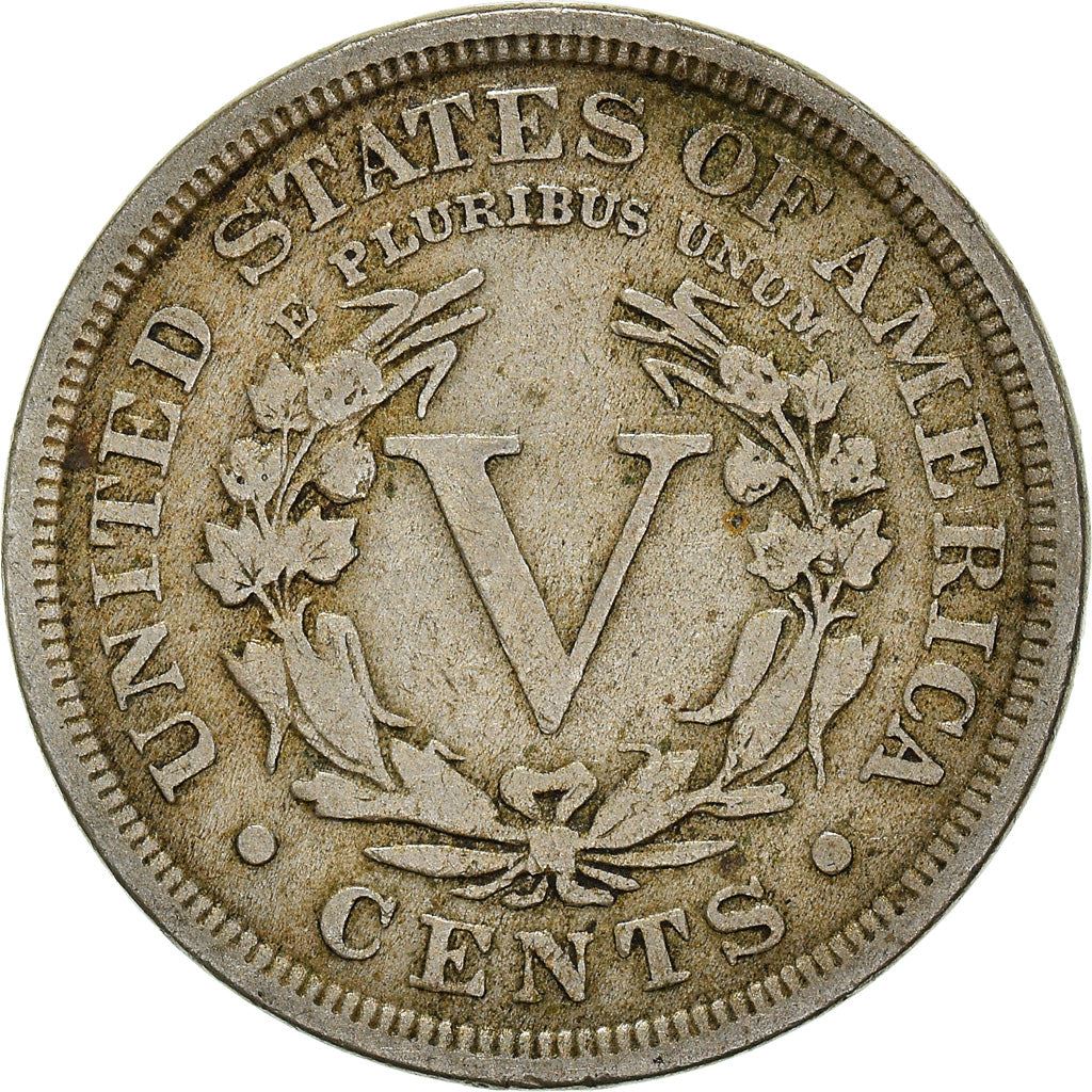 United States | 5 Cents Coin | Liberty | Roman Numeral | KM112 | 1883 - 1913