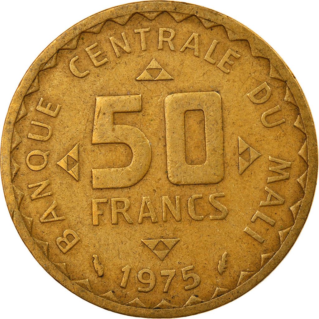 Mali | 50 Francs Coin | FAO | Km:9 | 1975 - 1977