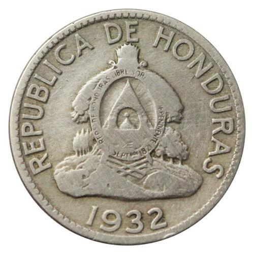 Honduras 10 Centavos Coin | Pyramid | Wreath | KM76.1 | 1932 - 1993