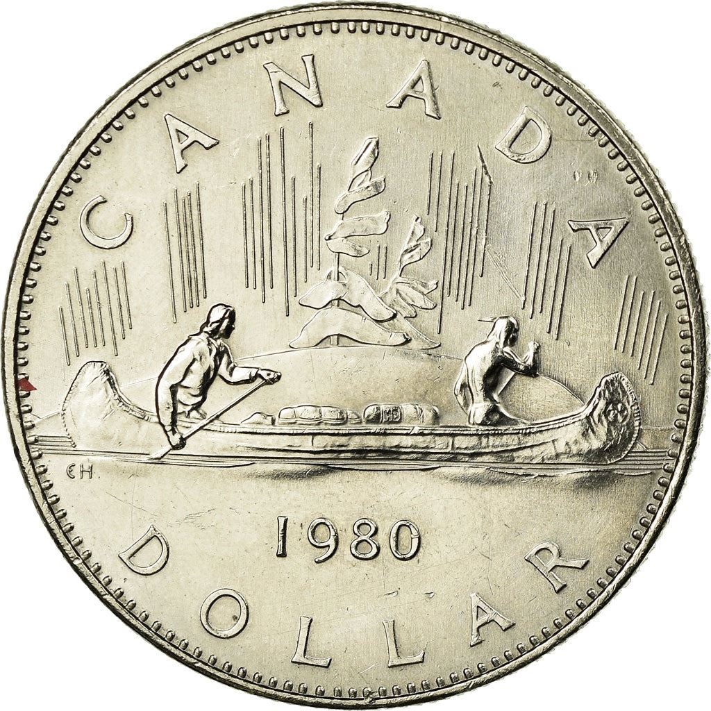 Canada | 1 Dollar Coin | Nickel | 2nd portrait | KM:120 | 1978-1987