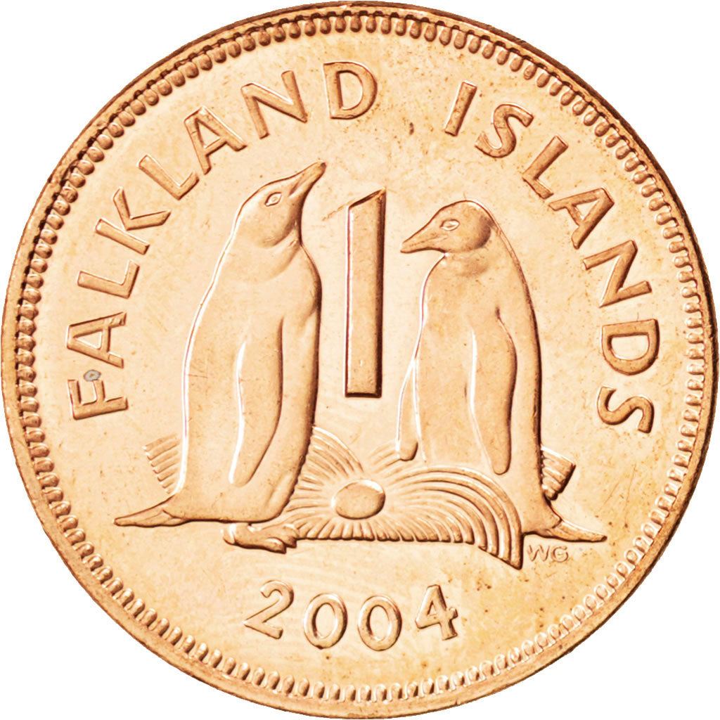 Falkland Islands | 1 Penny Coin | Gentoo Penguin | Km:130 | 2003 - 2011