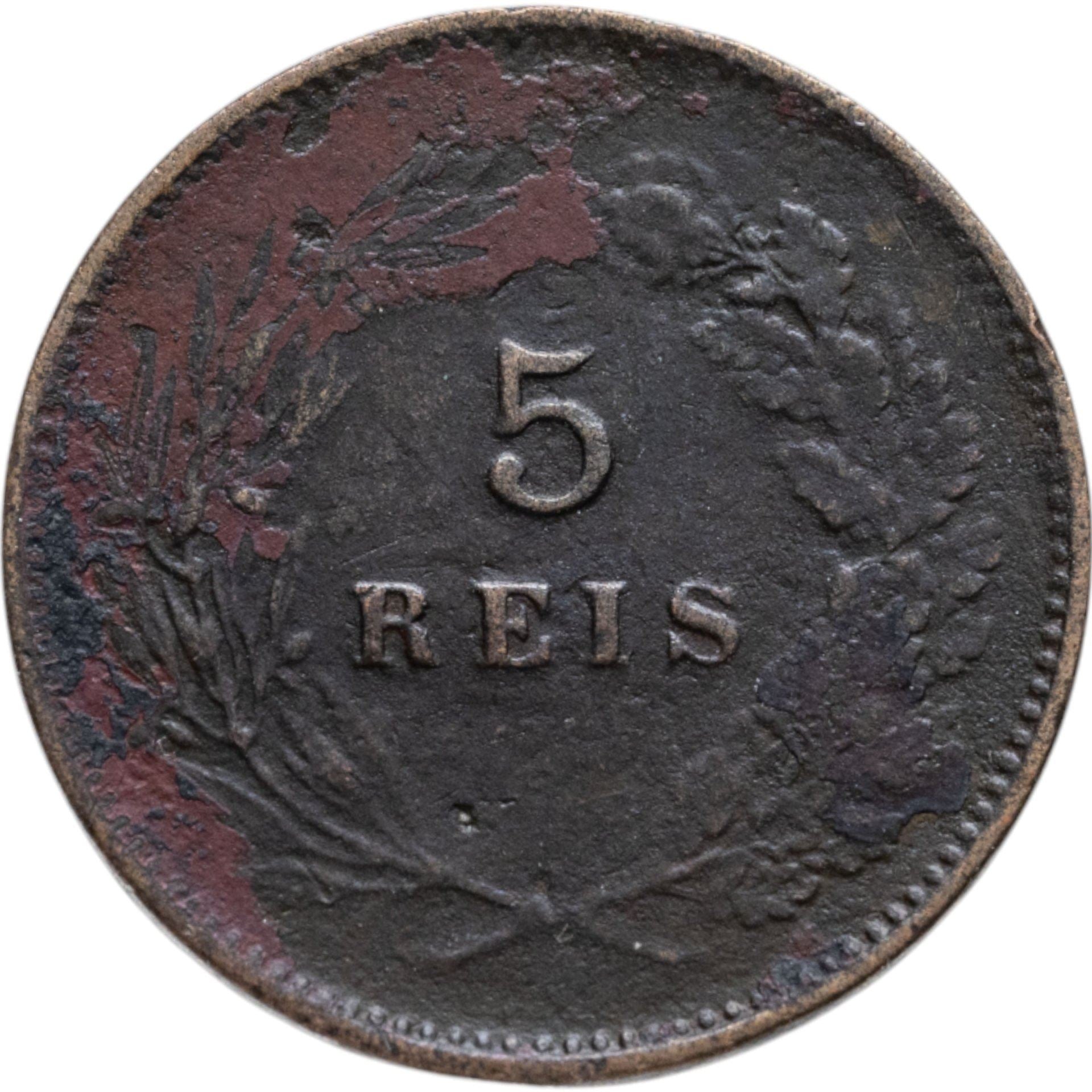 Portugal | 5 Reis Munt | Karel I | KM:530 | 1890 - 1906