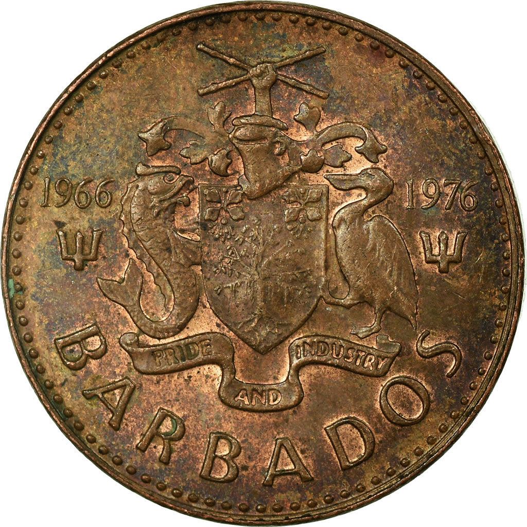 Barbados | 1-Cent-Münze | Dreizack | Km:19 | 1976