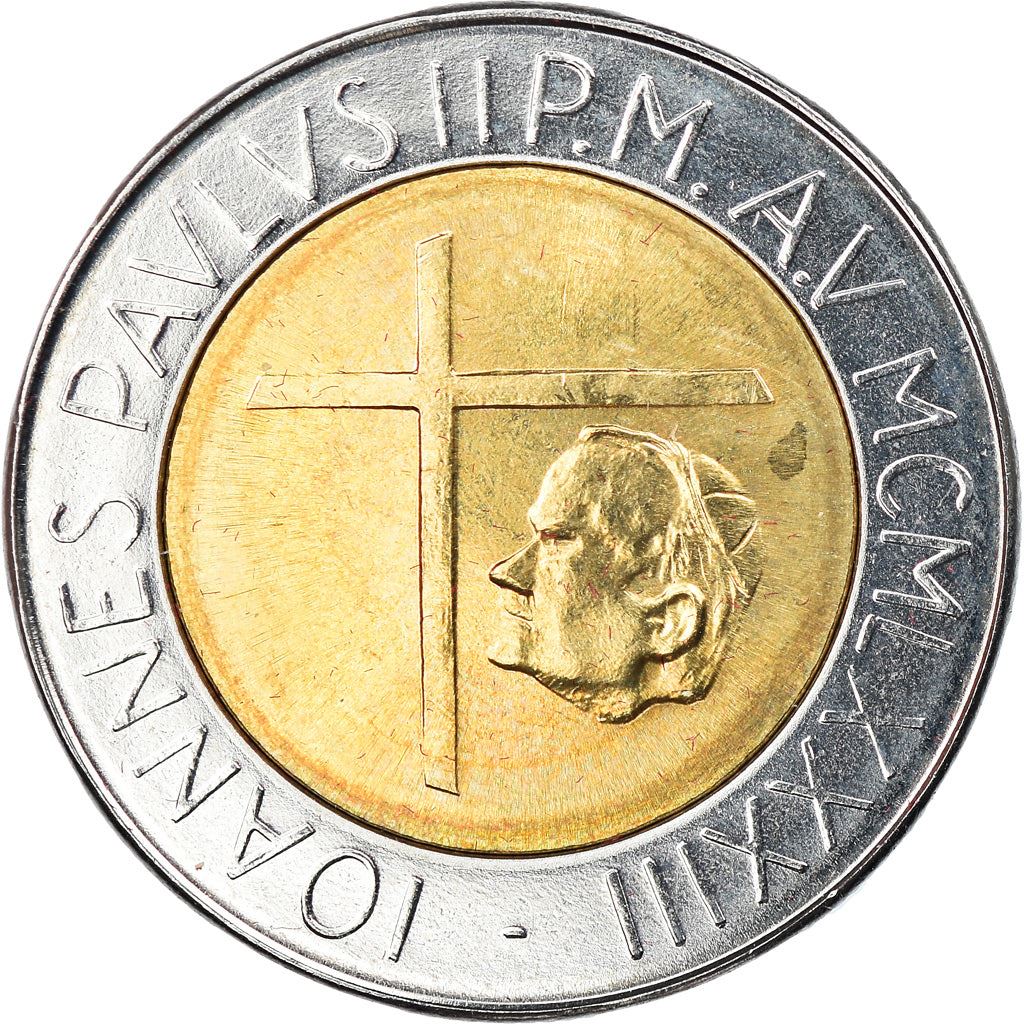 Vatican City | 500 Lire Coin | John Paul II | Km:175 | 1983