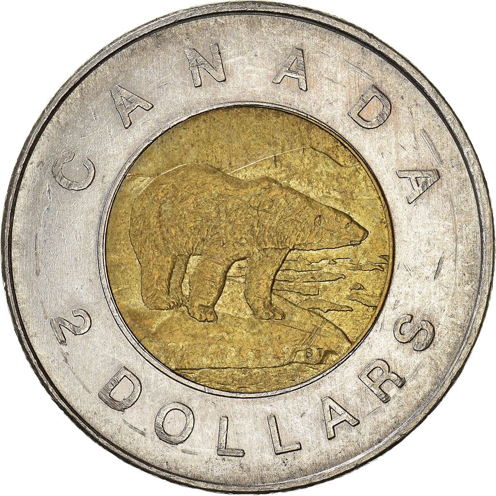 Canada | 2 Dollars Coin | Polar bear | Km:496 | 2003 - 2006