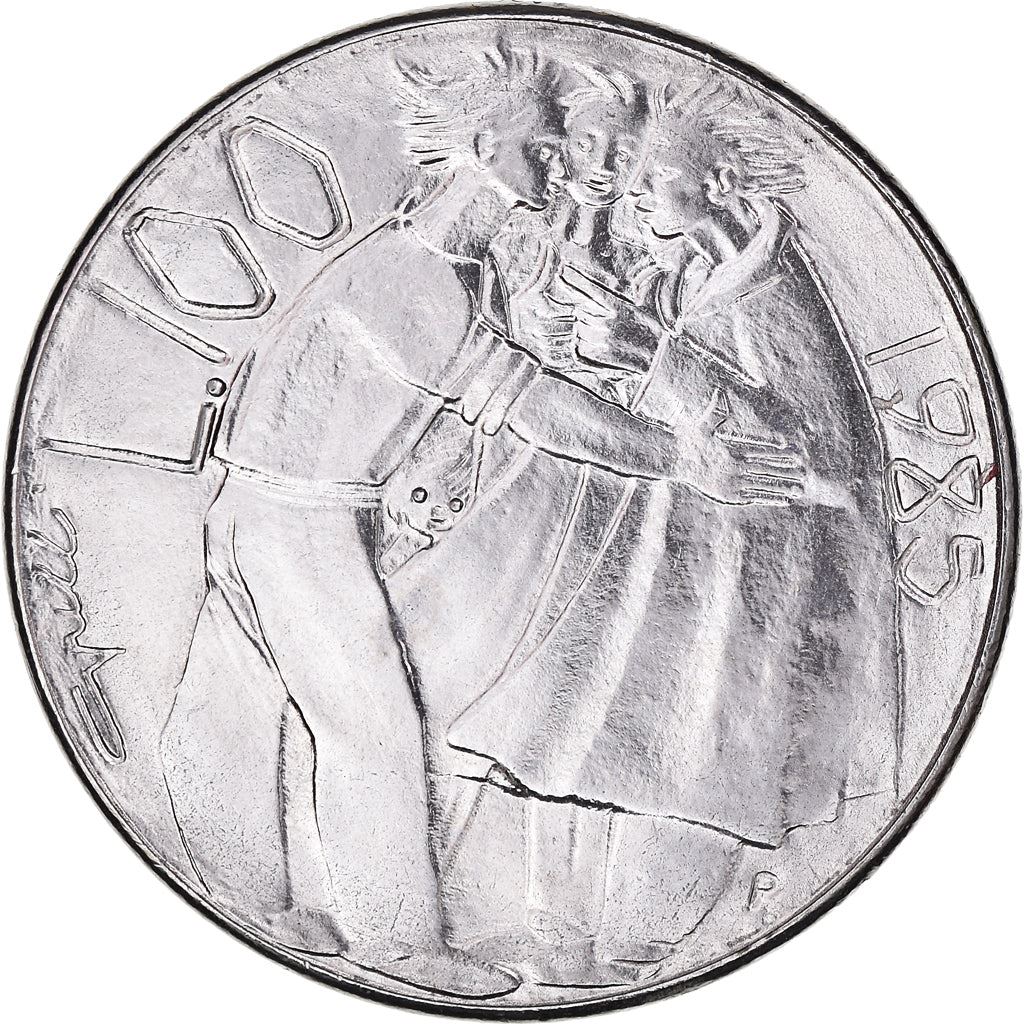 San Marino | 100 Lire Coin | Redemption from drugs | Km:179 | 1985