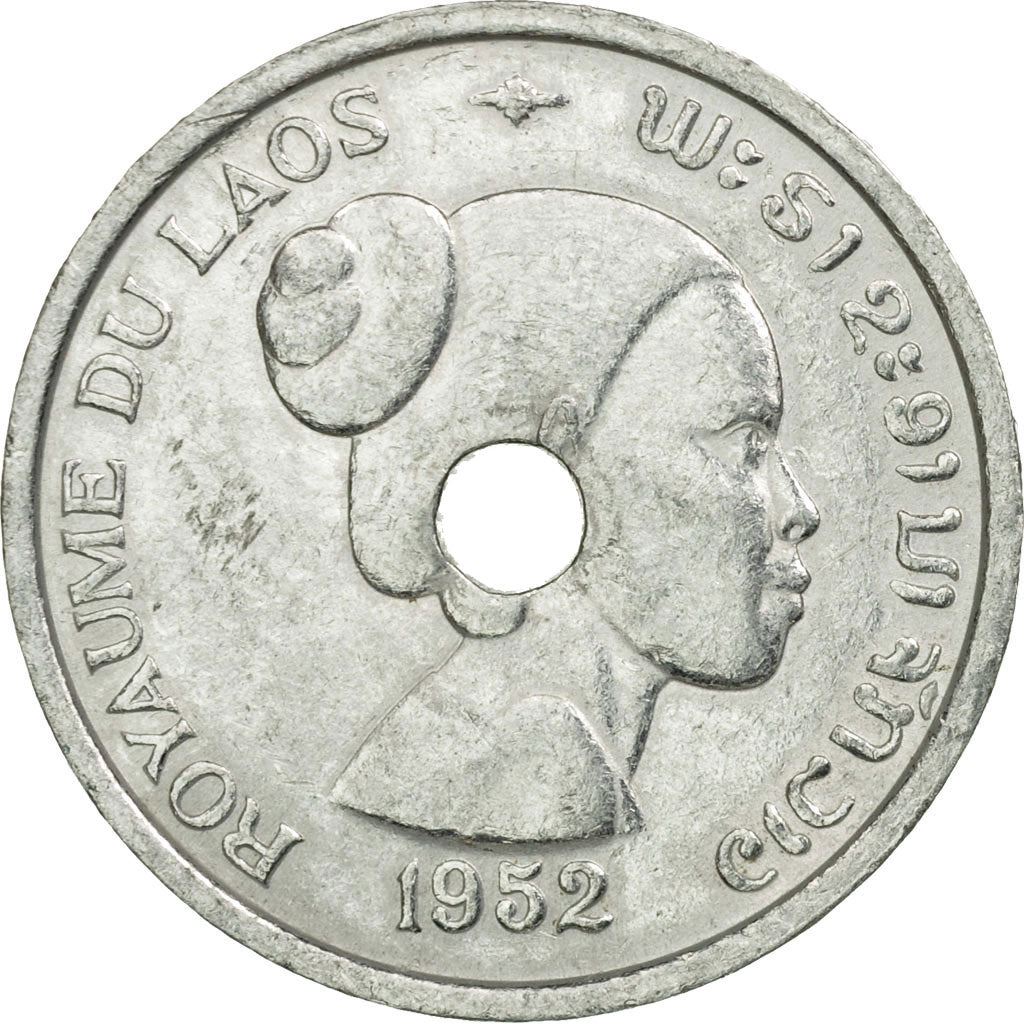 Laos | 10 Cents Coin | Lao Loum | Km:4 | 1952