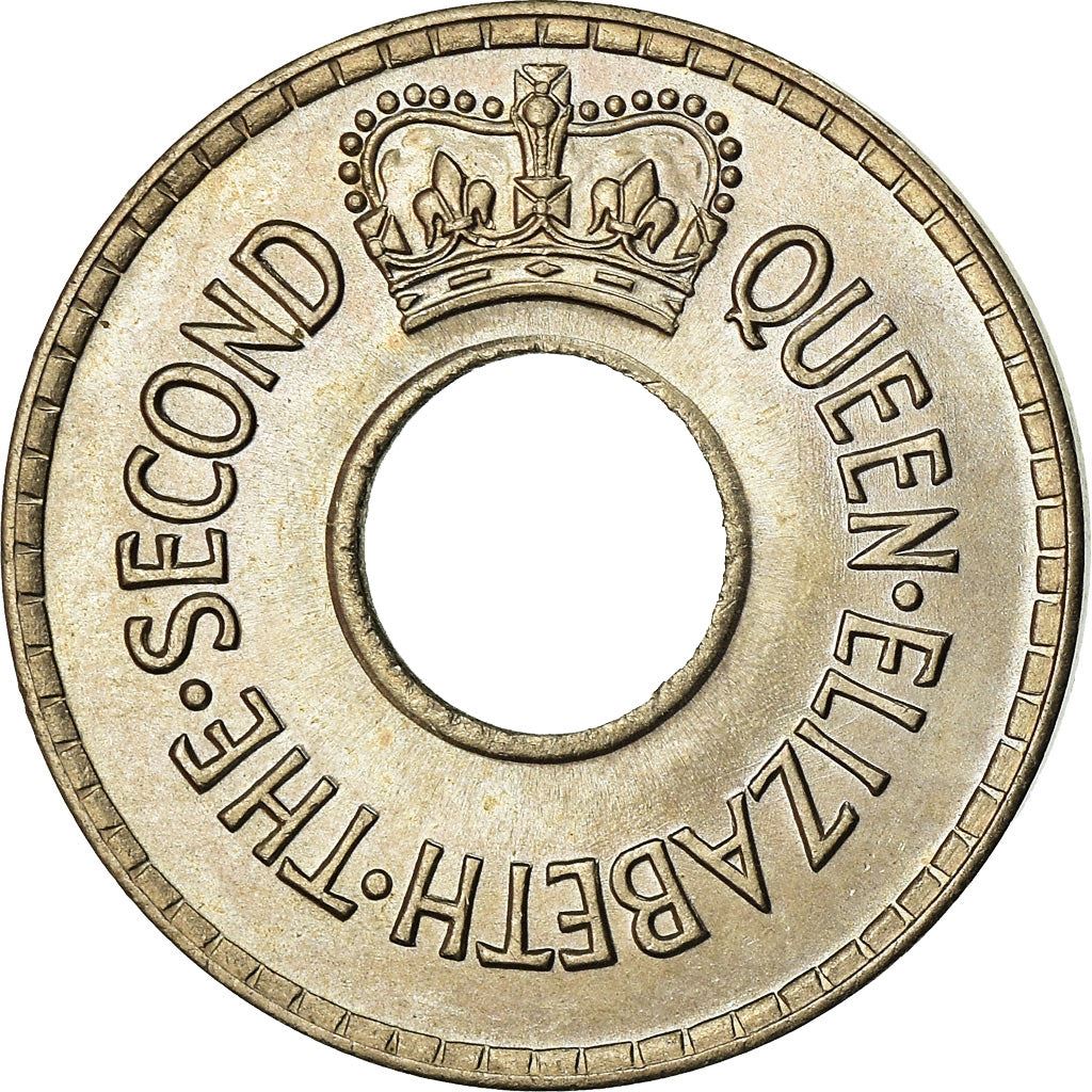 Fiji | 1/2 Penny Coin | Crown | Km:20 | 1954