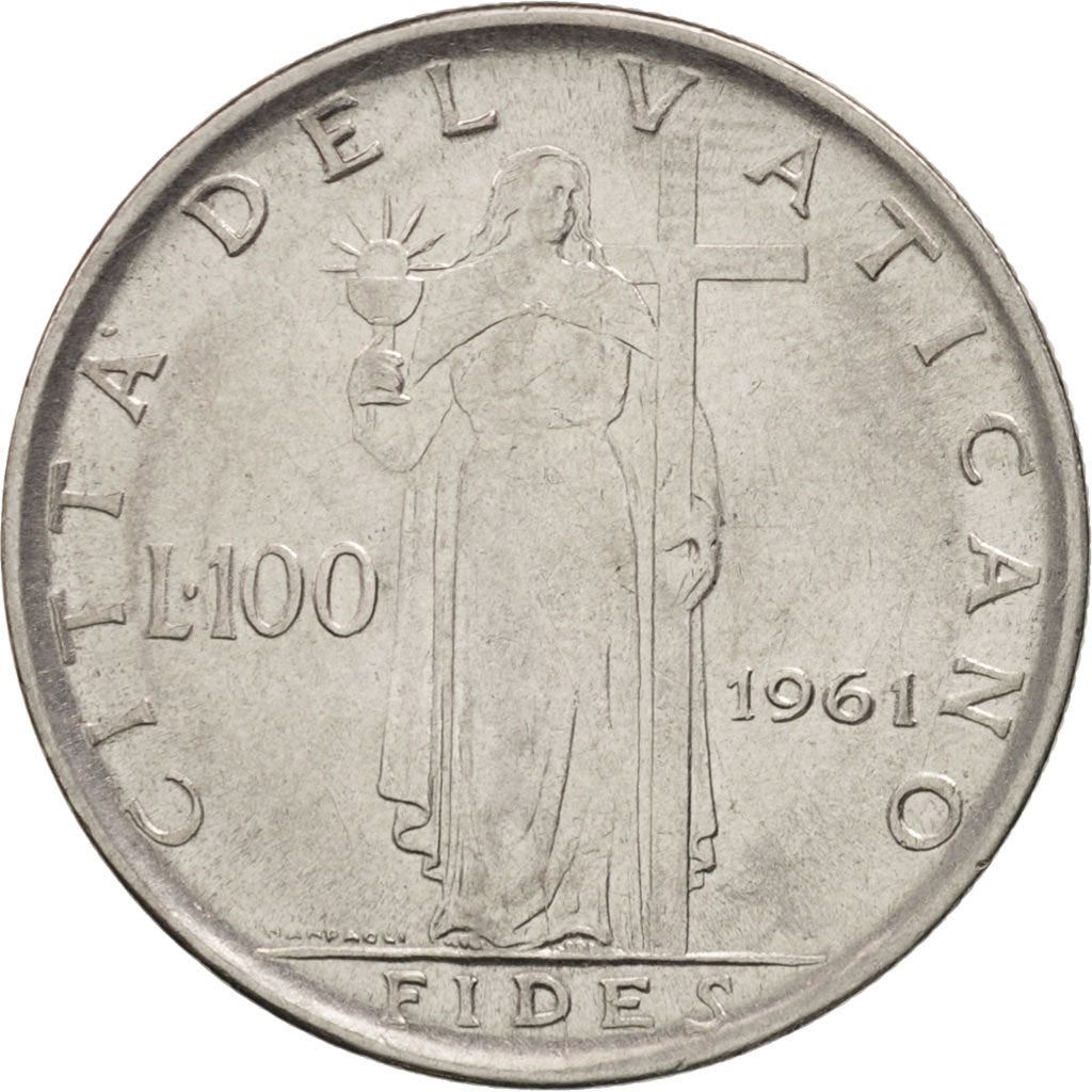 Vatican City | 100 Lire Coin | John XXIII | Km:64 | 1959 - 1962