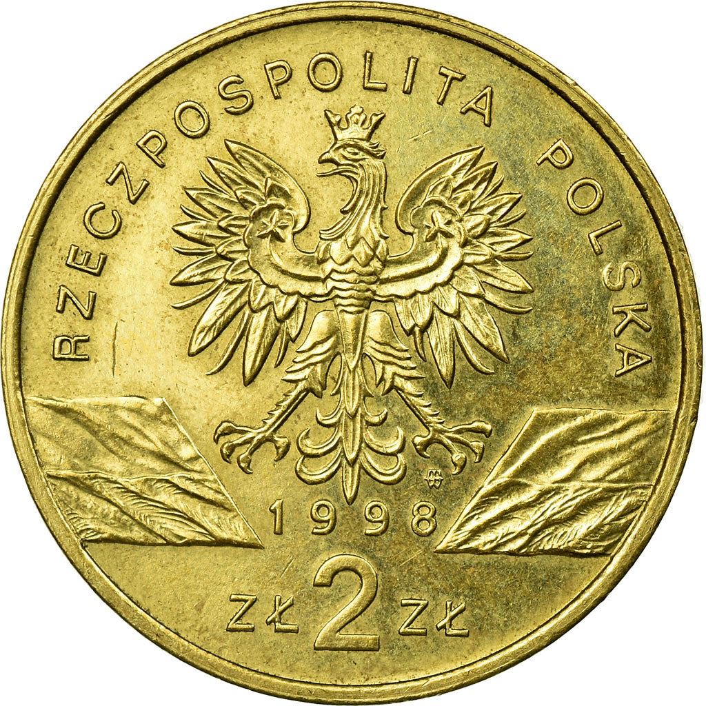 Poland | 2 Zlotys Coin | Ropucha Paskówka | Y:340 | 1998