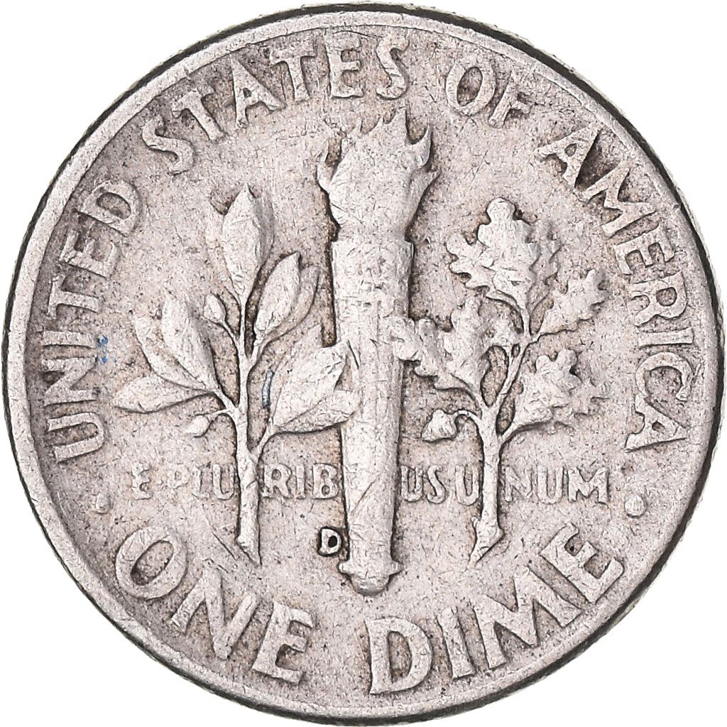 Vereinigte Staaten | 1 Dime Münze | Franklin D. Roosevelt | KM:195 | 1946 - 1964