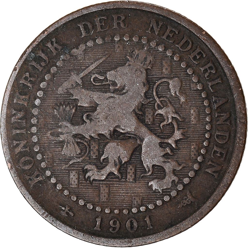 Niederlande | 1-Cent-Münze | Löwe | Km:130 | 1901