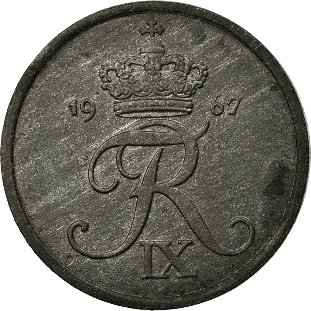 Denmark | 2 Ore Coin | Monogram | Km:840 | 1948 - 1972