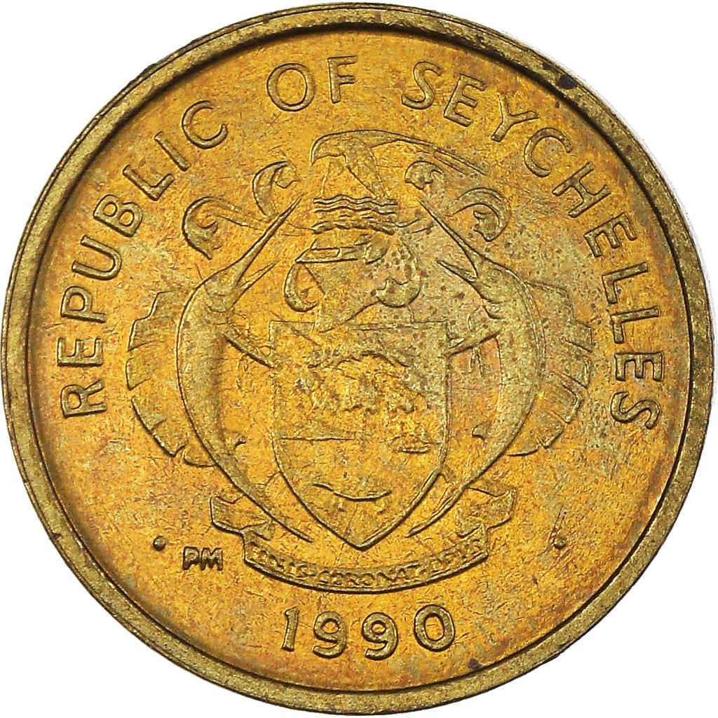 Seychelles | 1 Cent Coin | Mud crab | Km:46 | 1982 - 2004