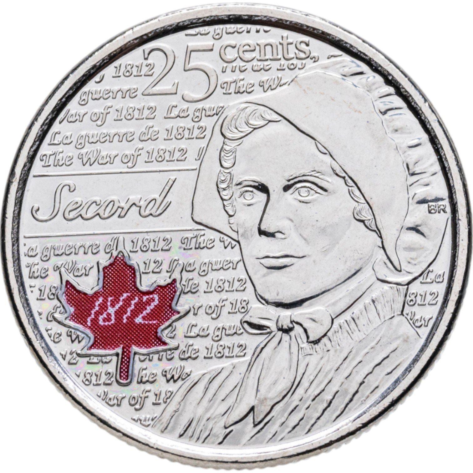 Canada | 25 Cents Coin | Laura Secord | Nickel plated steel | KM:1700a | 2013