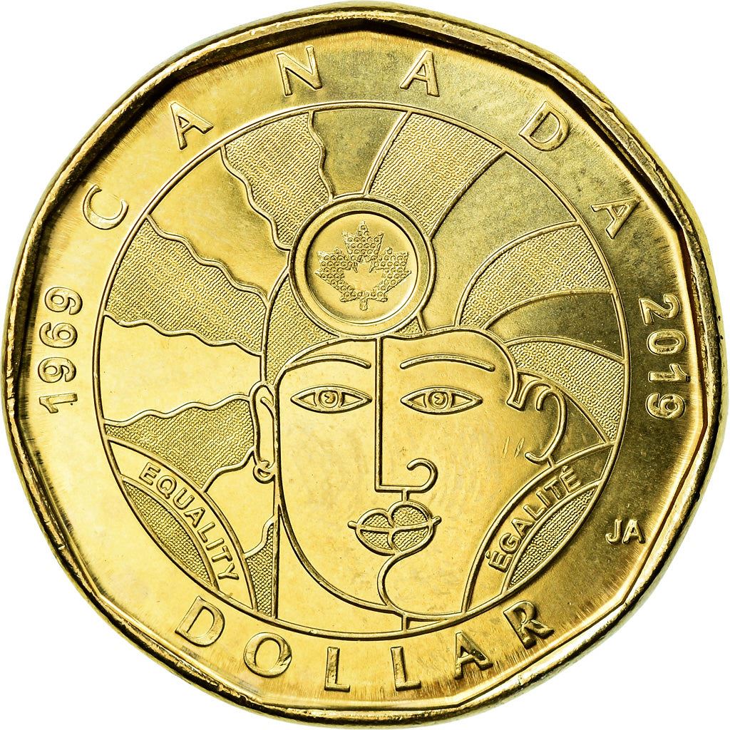 Canada | 1 Dollar Coin | Equality | Brass plated steel | KM:2757 | 2019