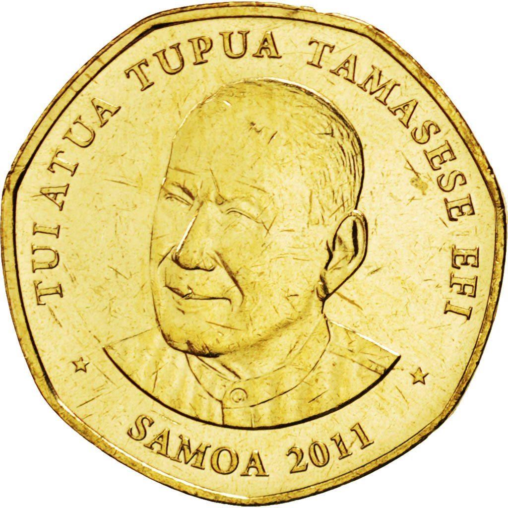 Samoa | 1 Tala moneta | Tui Atua Tupua Tamasese Efi | Kava dubuo | KM:171 | 2011 - 2015