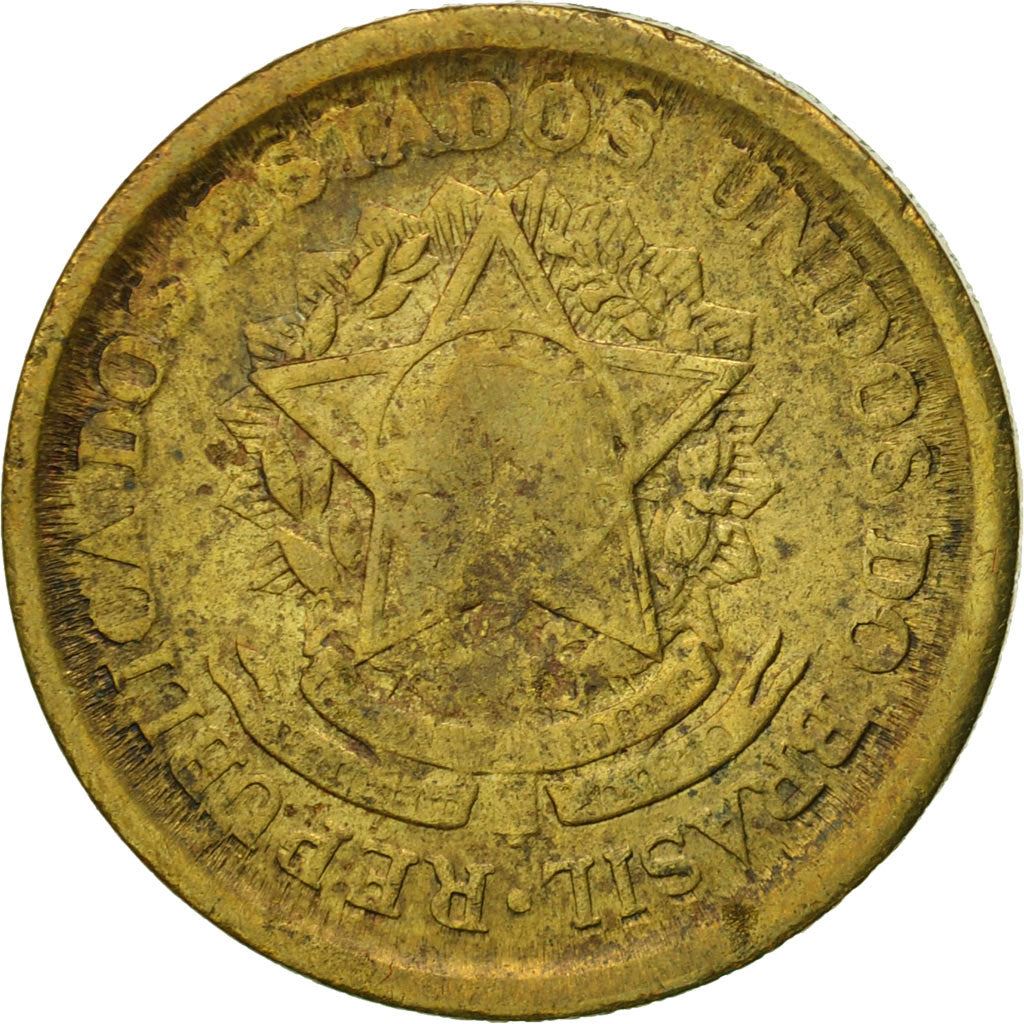 Brazil | 1 Cruzeiro Coin | Star | Km:567 | 1956