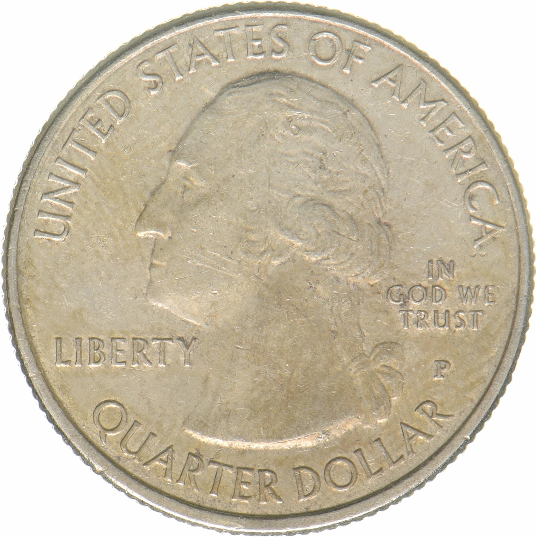 United States | ¼ Dollar Coin | Apostle Islands National Lakeshore, Wisconsin | Sea caves | Copper-nickel clad copper | KM:670 | 2018