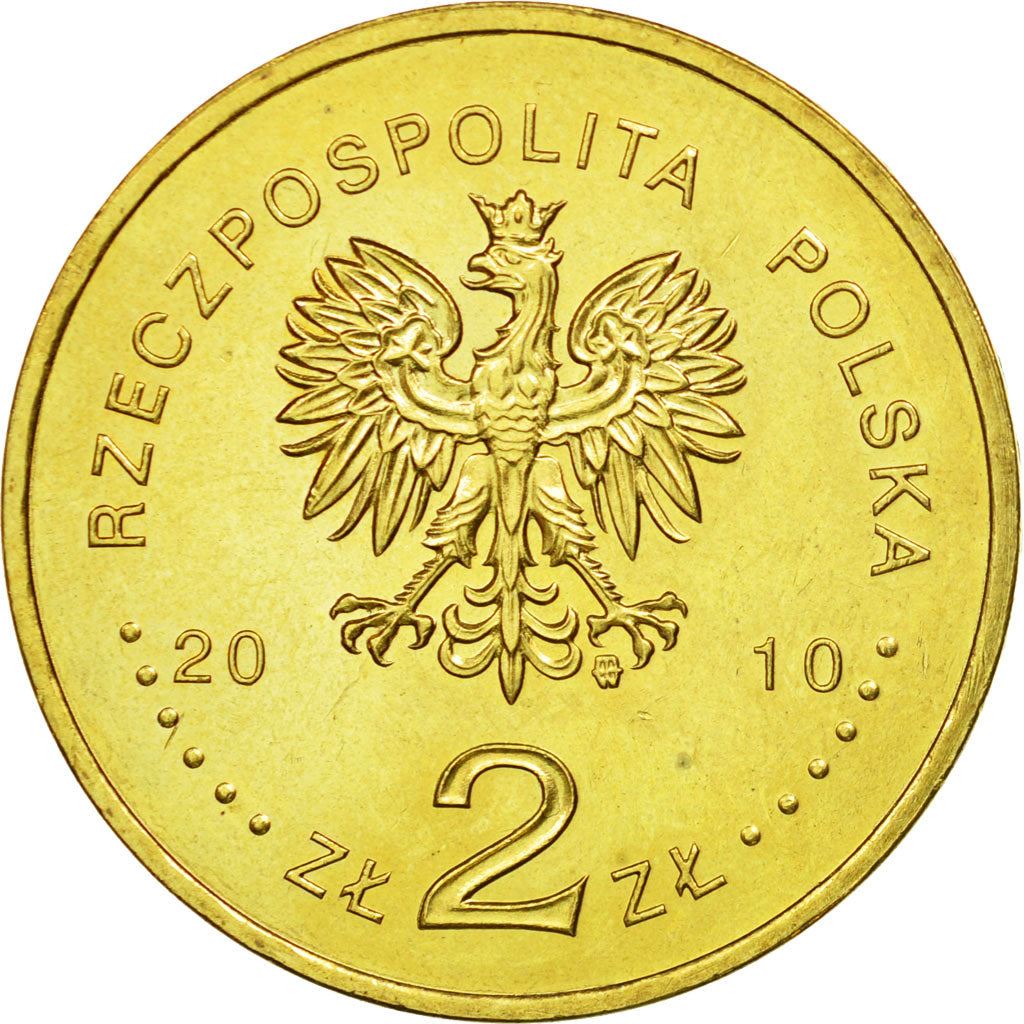 Poland | 2 Zlotys Coin | Auschwitz-Birkenau Liberation | Y:712 | 2010