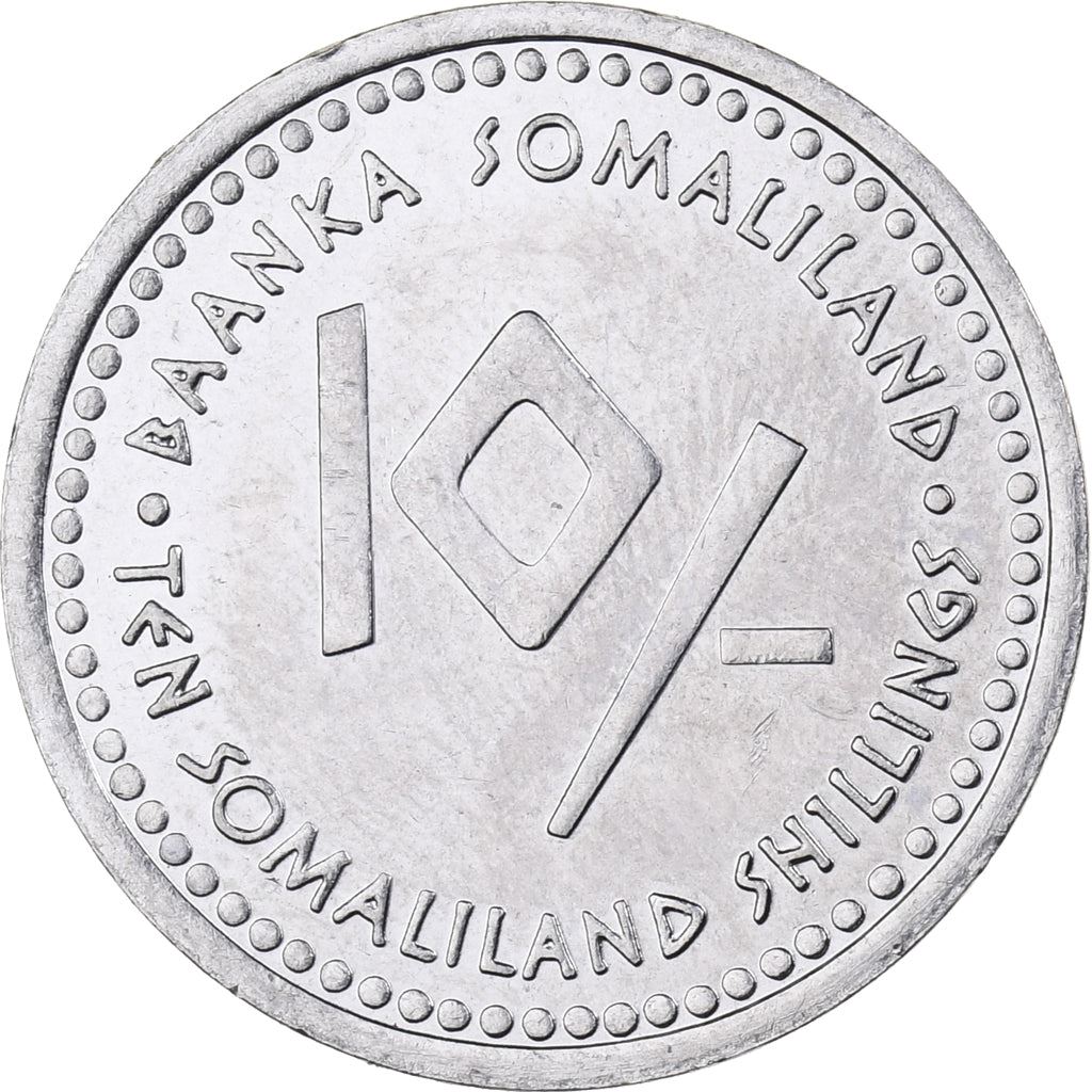 Somalilandas | 10 šilingų moneta | Svarstyklės | Nerūdijantysis plienas | KM:15 | 2006