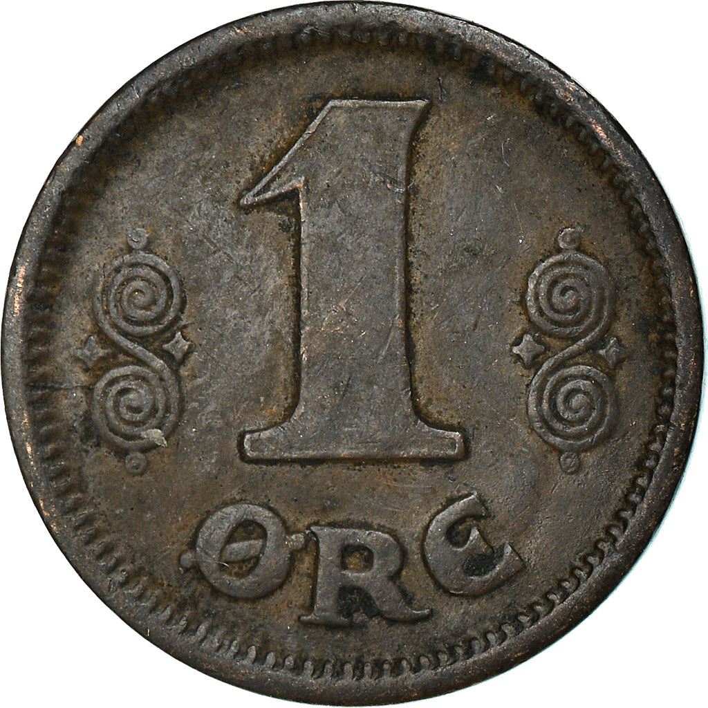 Denmark | 1 Ore Coin | Monogram | Km:812 | 1913 - 1923