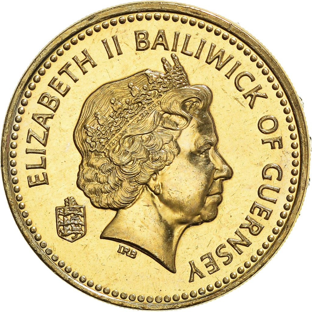 Guernsey 1 Pound Coin | Queen Elizabeth II | KM110 | 2001 - 2012
