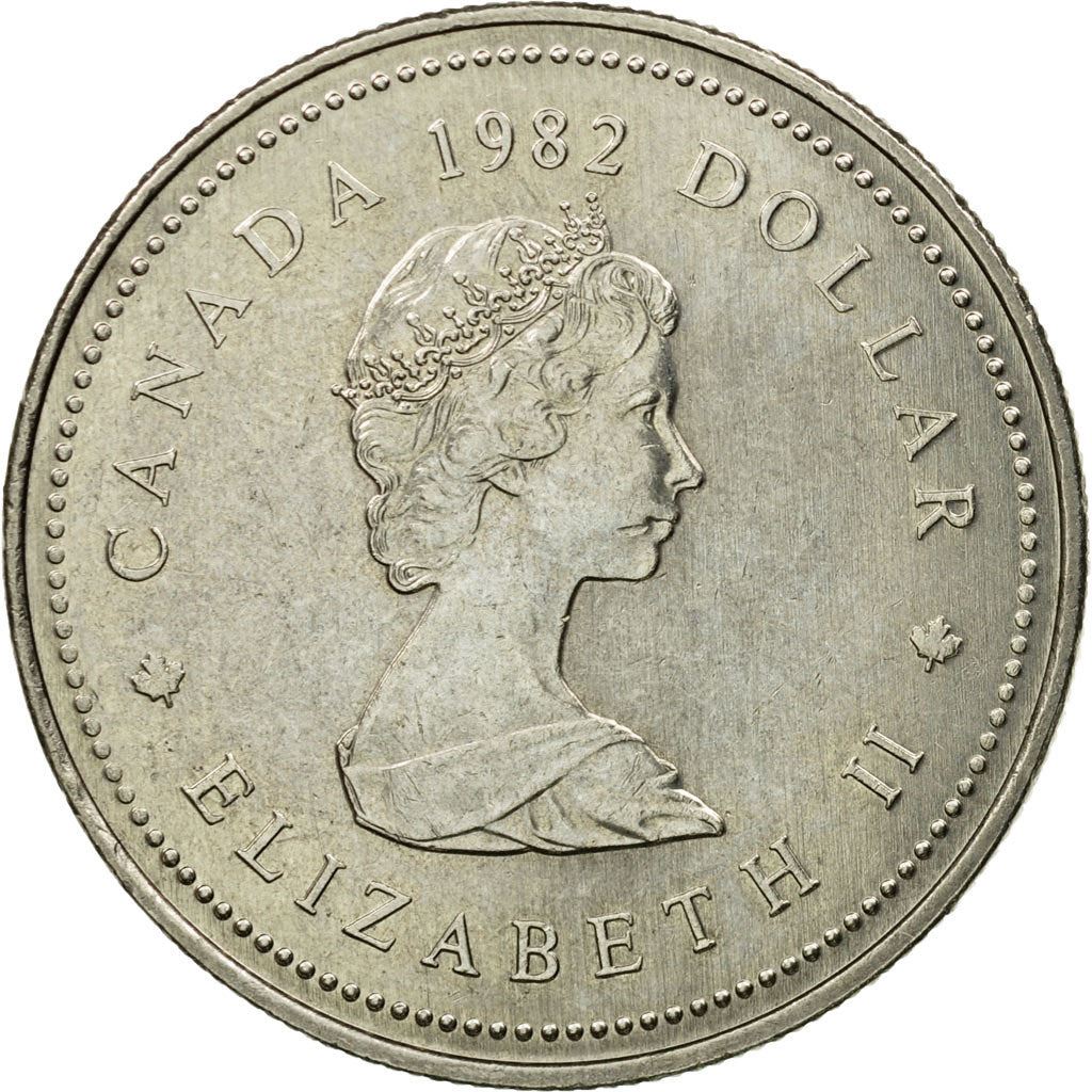 Canada | 1 Dollar Coin | Constitution Acts | Nickel | KM:134 | 1982