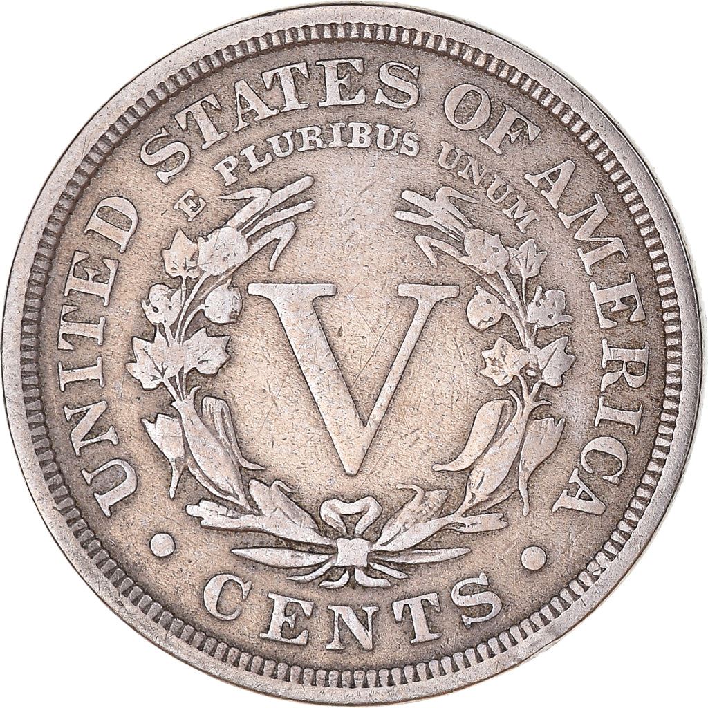 United States | 5 Cents Coin | Liberty | Roman Numeral | KM112 | 1883 - 1913