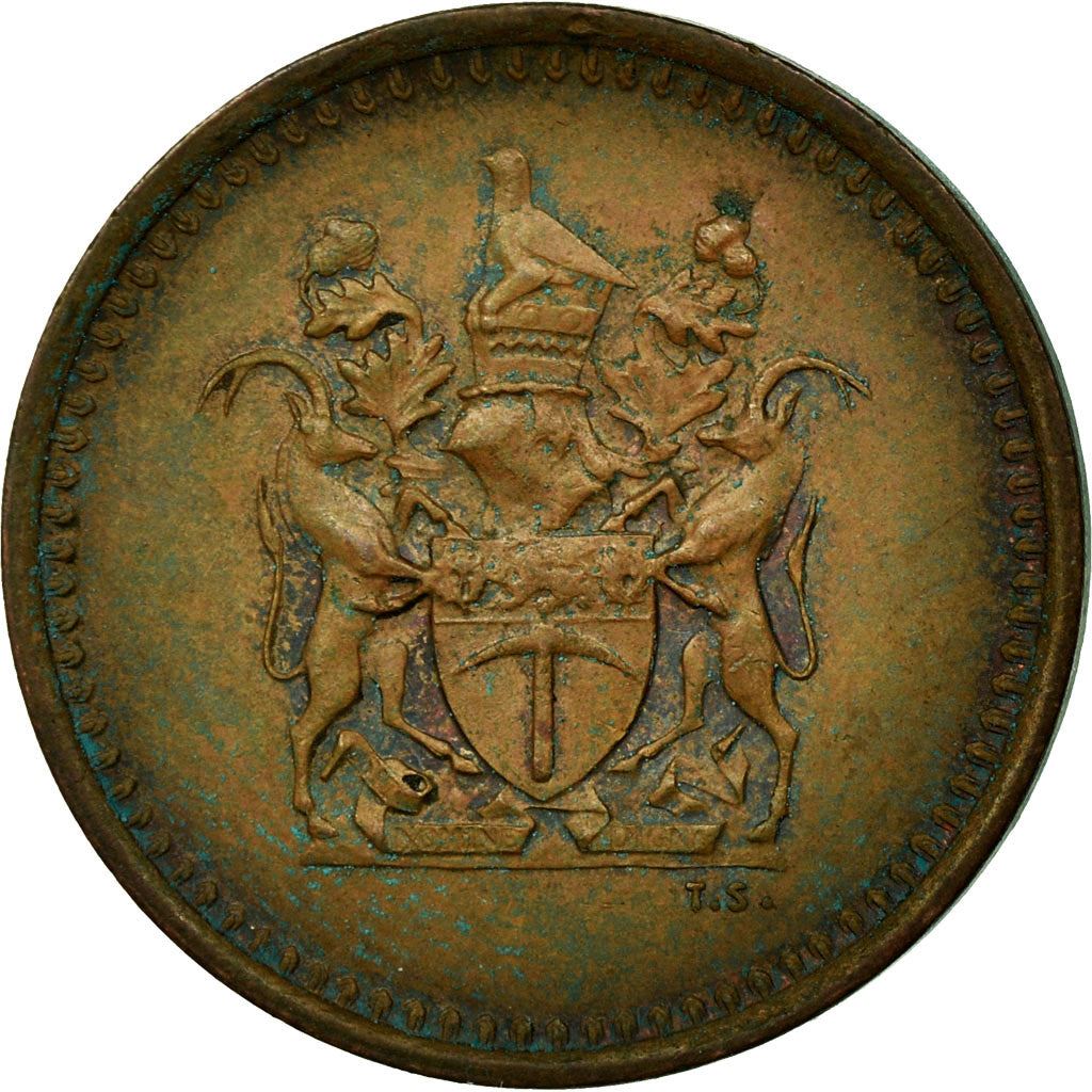Rhodesia | 1 Cent Coin | Antelopes | Km:10 | 1970 - 1977
