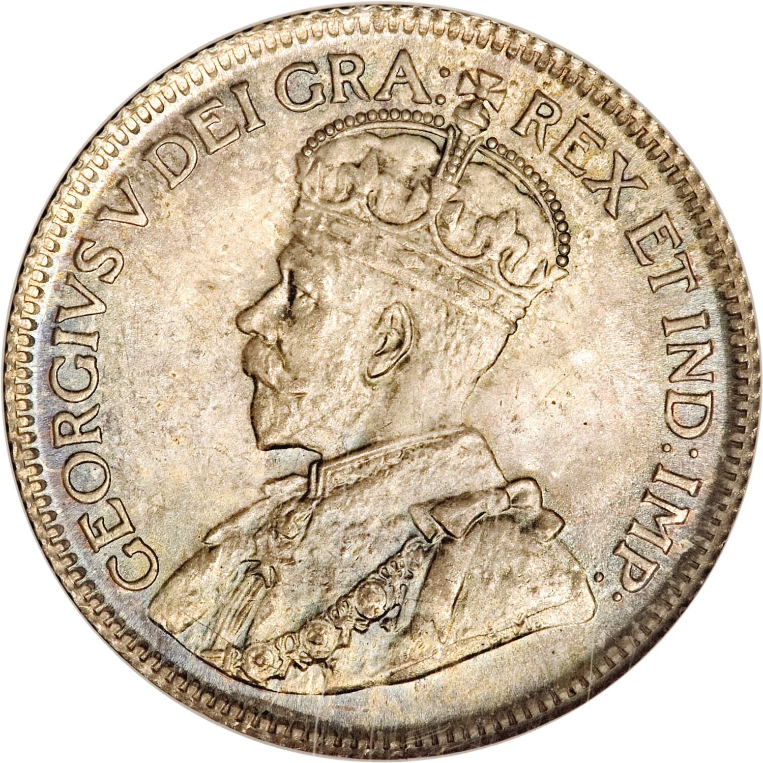 Canada 25 Cents Coin | King George V | KM24a | 1920 - 1936