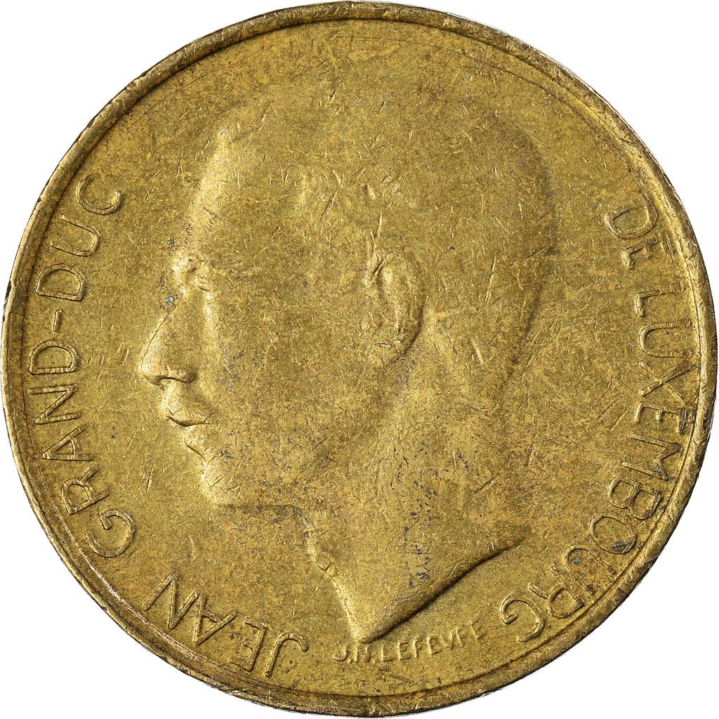 Luxembourg | 5 Francs | Monarch | Aluminium-nickel bronze | KM:60 | 1986-1988