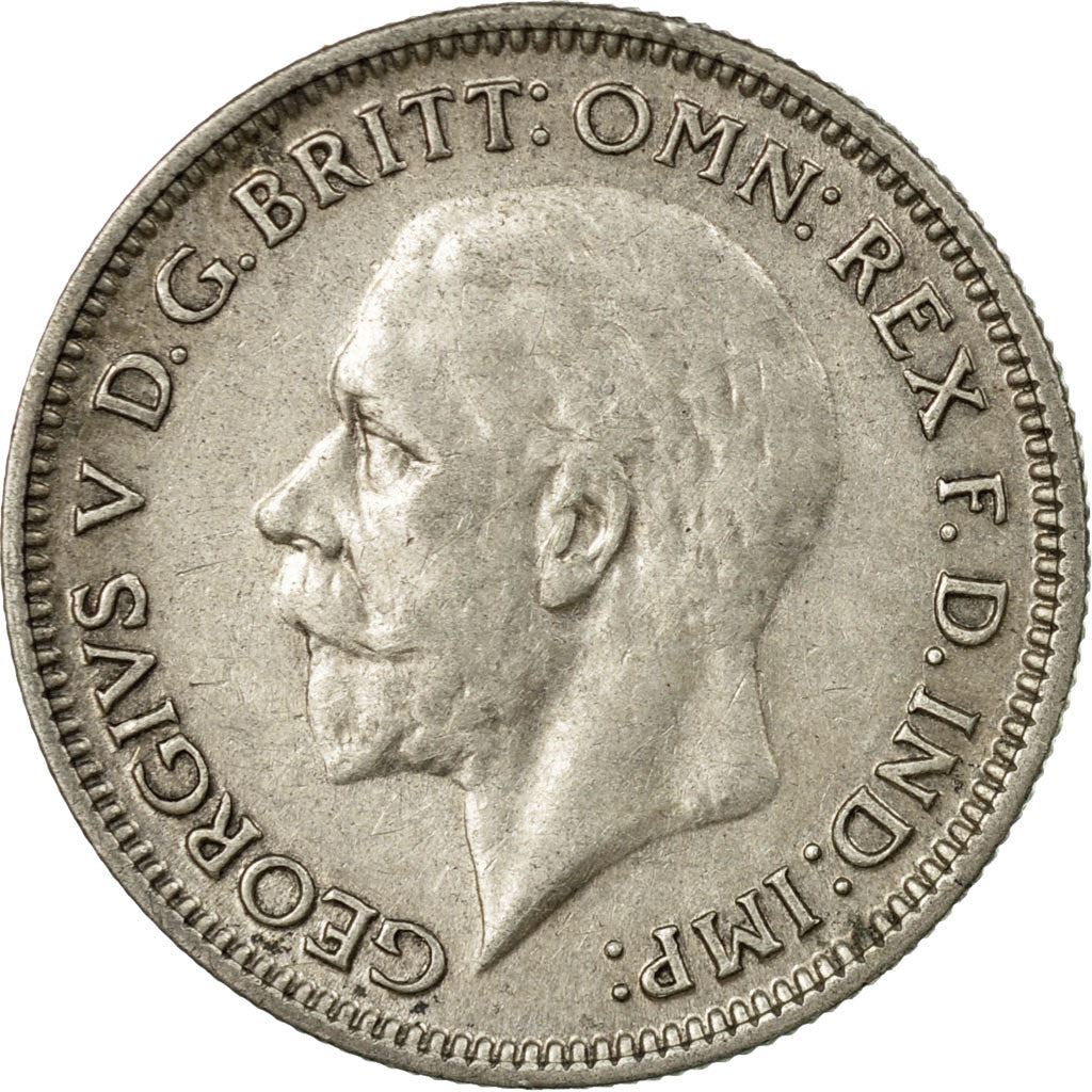 United Kingdom | 6 Pence Coin | George V | KM:832 | 1927 - 1936