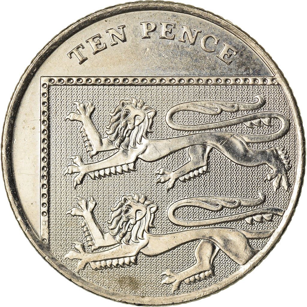 United Kingdom | 10 Pence Coin | Elizabeth II | Km:1110 | 2008 - 2010