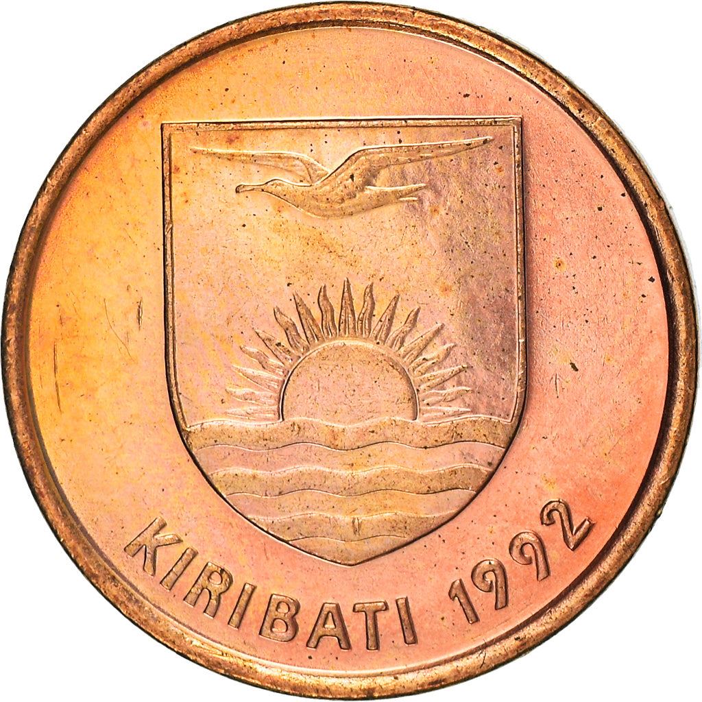 Kiribati | 1 Cent Coin | Frigate birds | Km:1A | 1992
