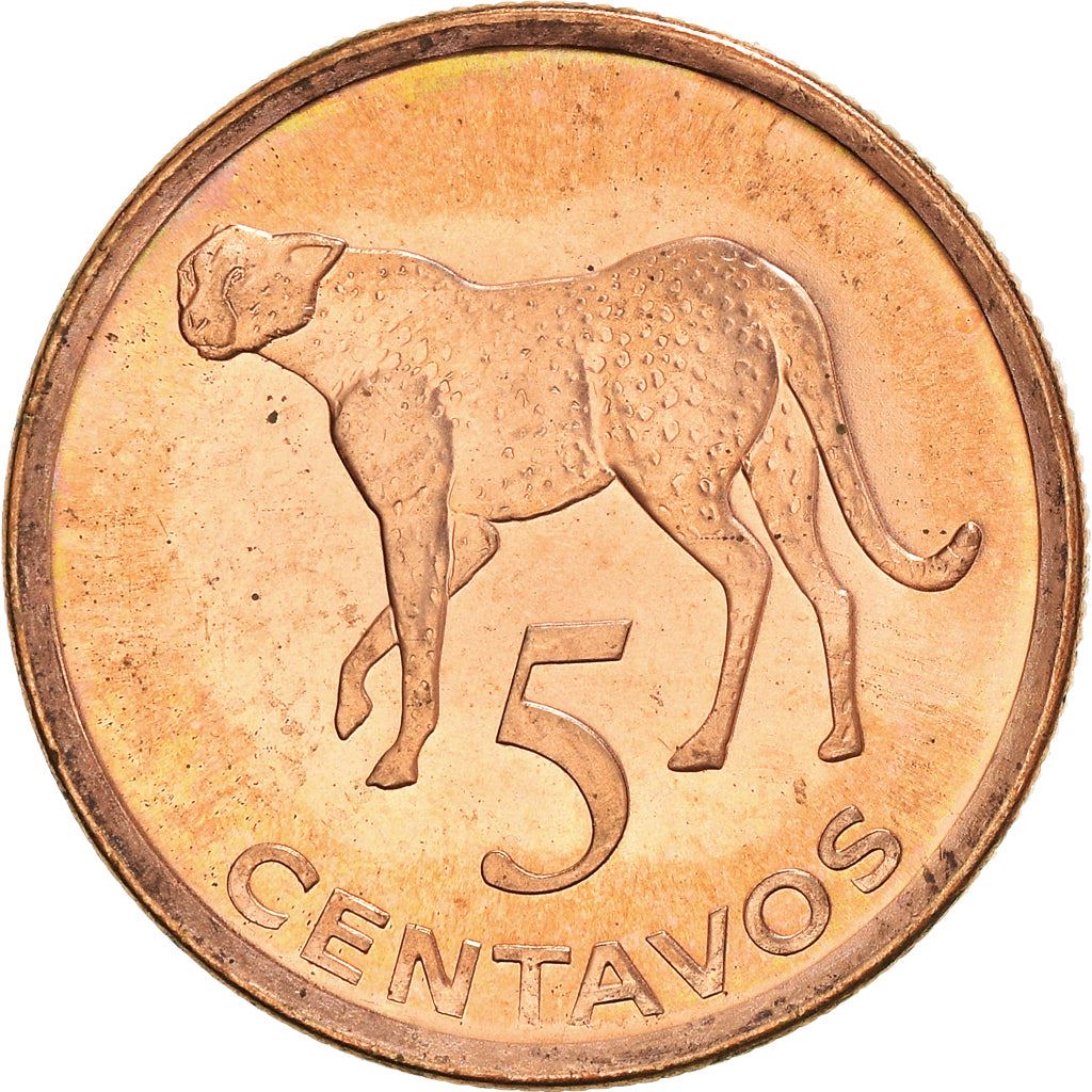 Mozambique 5 Centavos Coin | Cheetah | KM133 | 2006