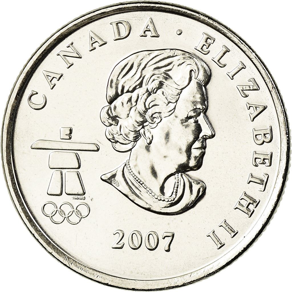 Canada | 25 Cents Coin | Nickel plated steel | Curling | KM:682 | 2007