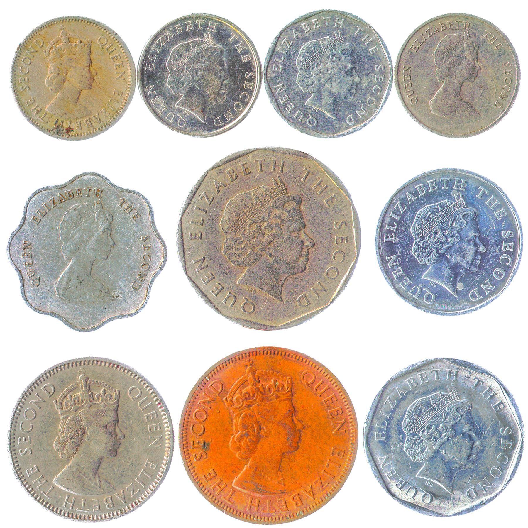 Eastern Caribbean States 10 Mixed Coins | 1955 - 2020
