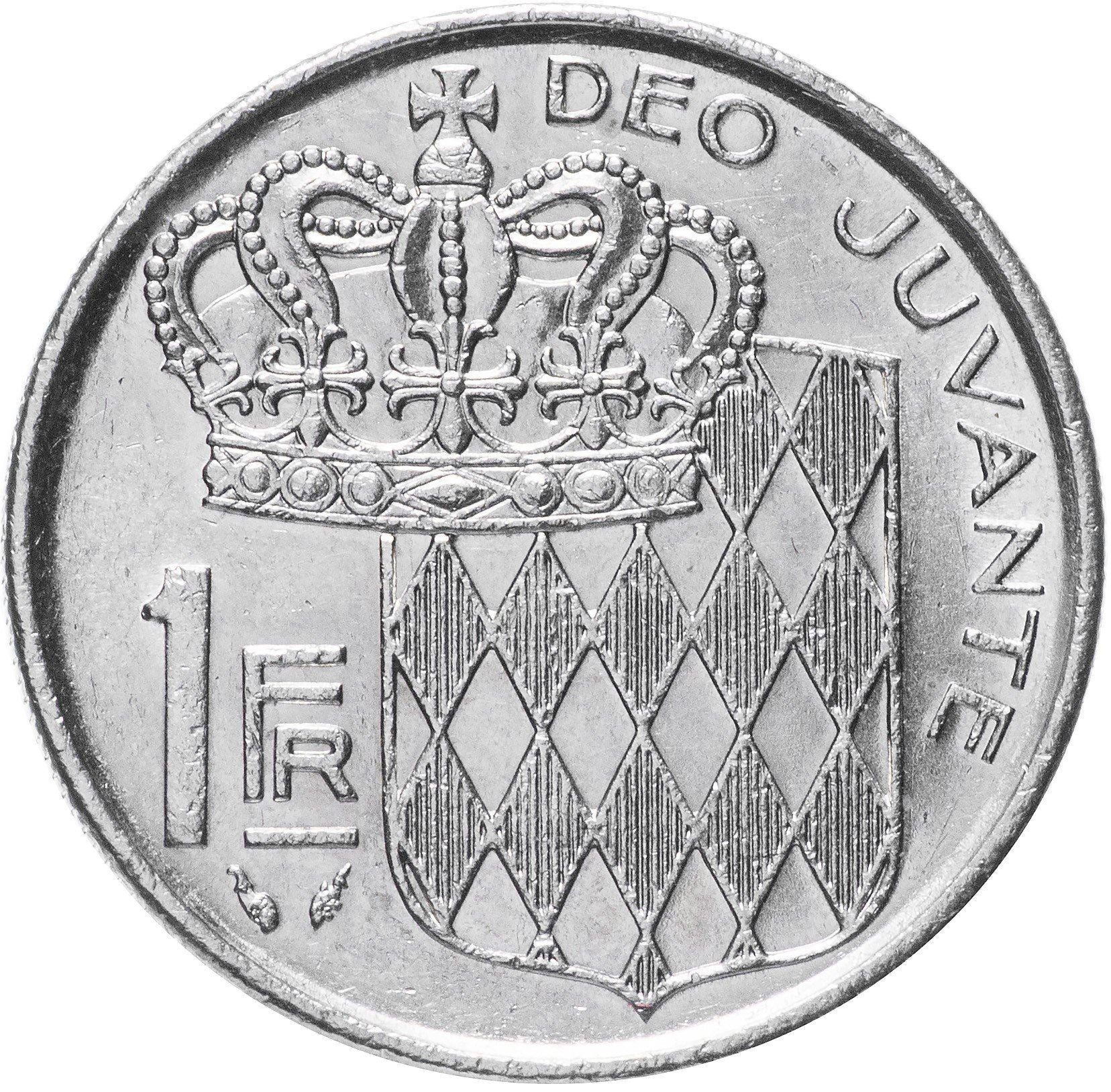 Monaco | 1 Franc Coin | Rainier III | Km:140 | 1960 - 1995