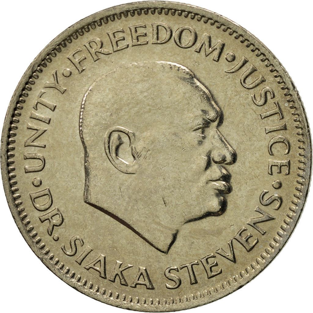 Sierra Leone 10 Cents Coin | President Siaka Probyn Stevens | KM34 | 1978 - 1984