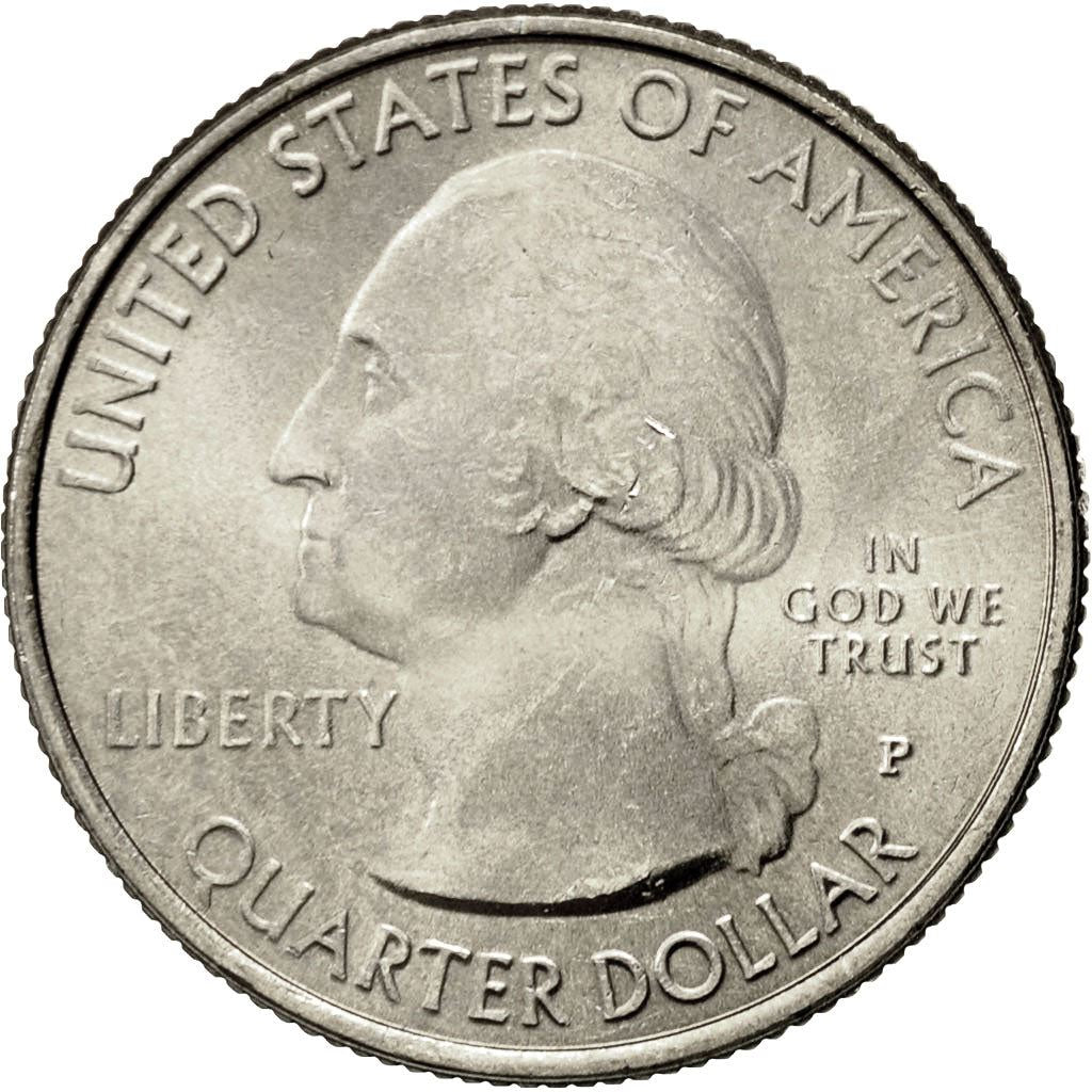 United States | 1/4 Dollar Coin | Vicksburg National Military Park | Km:497 | 2011
