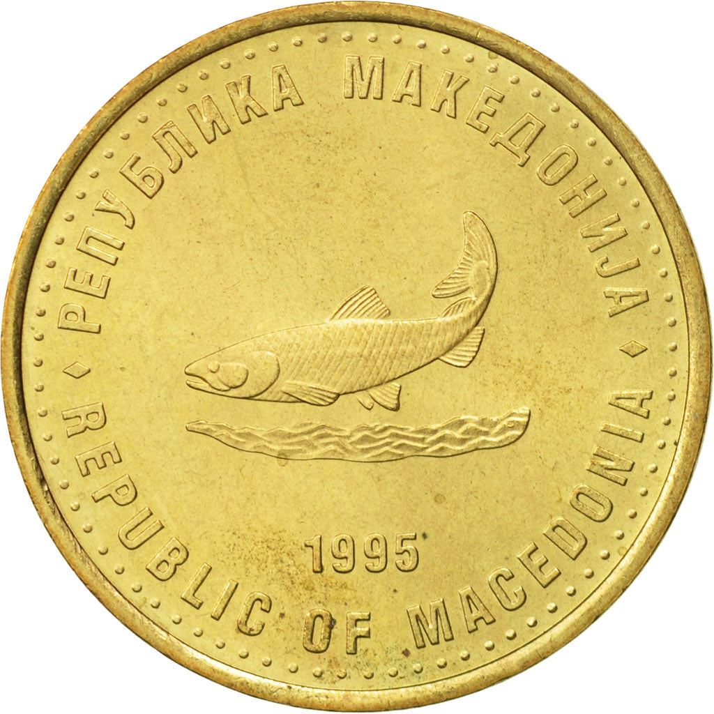 North Macedonia 2 Denari Coin | FAO | KM6 | 1995
