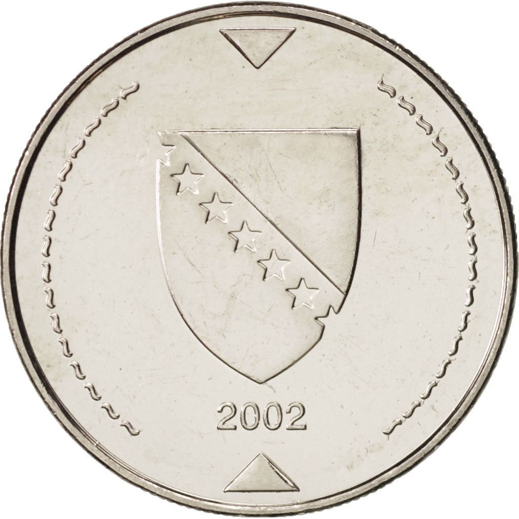 Bosnia and Herzegovina | 1 Konvertibilna Marka Coin | Coat of arms of Bosnia | Km:118 | 2000 - 2025