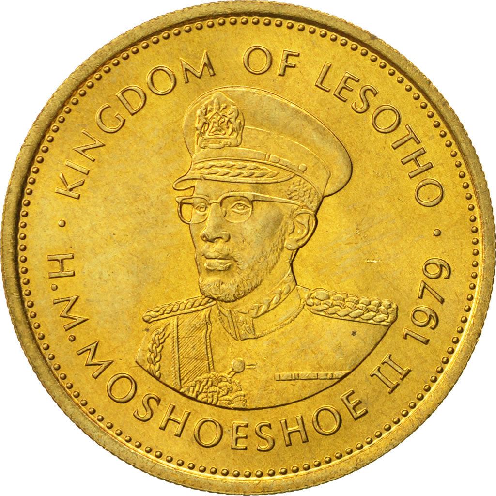 Lesotho | 5 Lisente Coin | Moshoeshoe II | Km:18 | 1979 - 1989