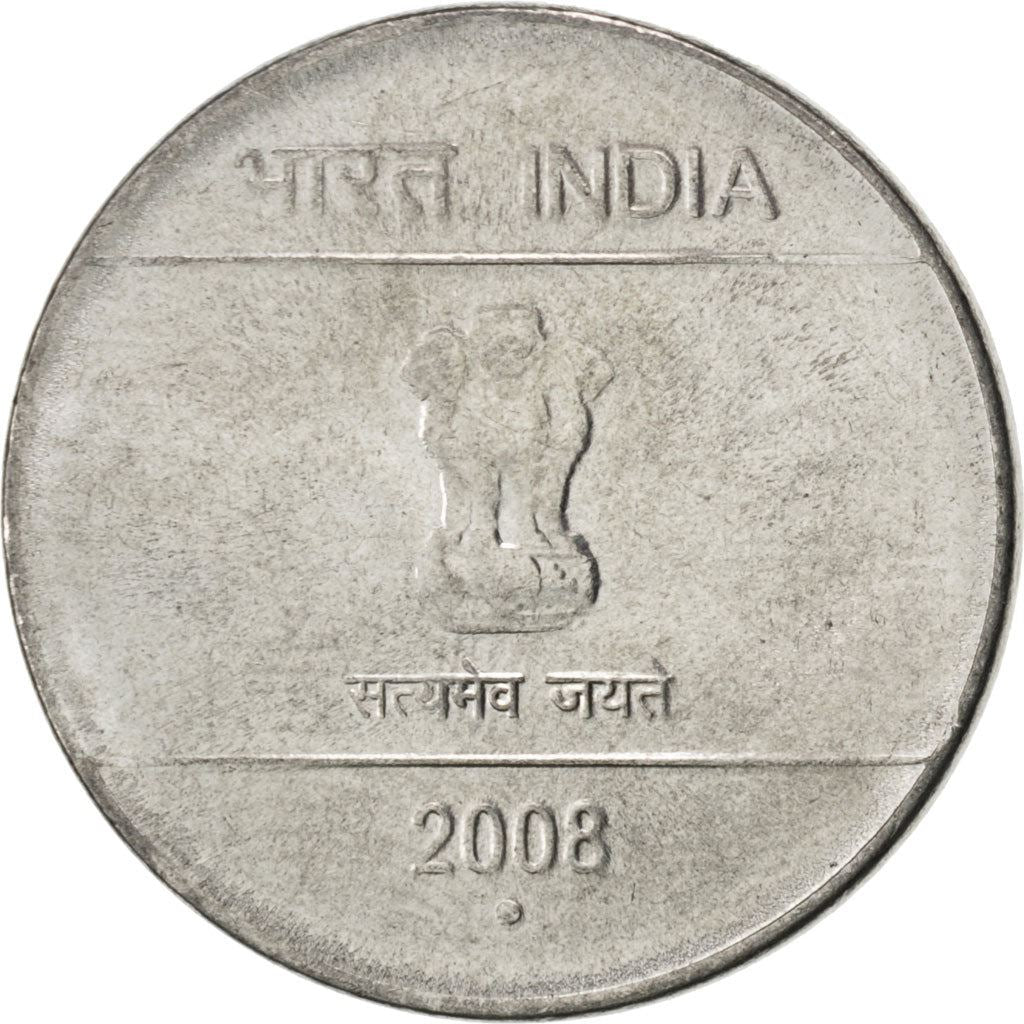 India | 50 Paise Coin | Hasta Mudra | Km:374 | 2008 - 2010