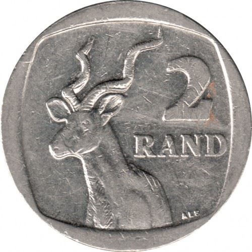 South Africa | 2 Rand Coin | Aforika Borwa | KM469 | 2009