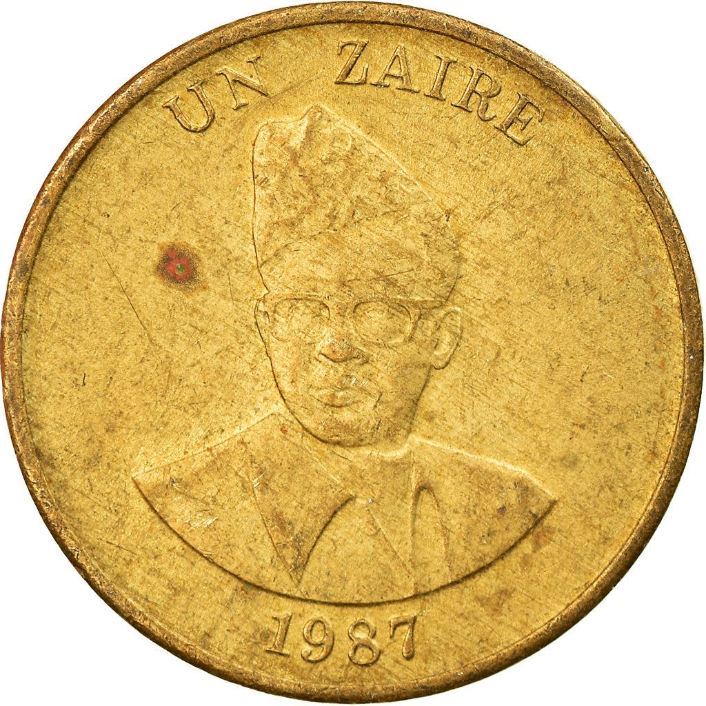 Zaire | 1 Zaire Coin | Mobutu Sese Seko | Km:13 | 1987