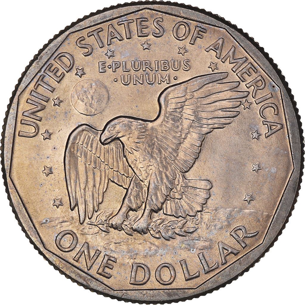 United States | 1 Dollar Coin | Susan B. Anthony | KM:207 | 1979 - 1999